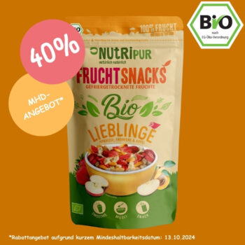 Gefriergetrocknete Fruchtmischung, BIO Lieblinge Angebot 40%