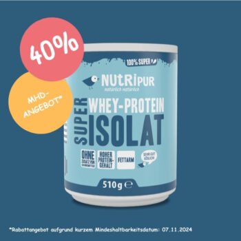 MHD Angebot Super Whey Protein Natur 510 g Dose