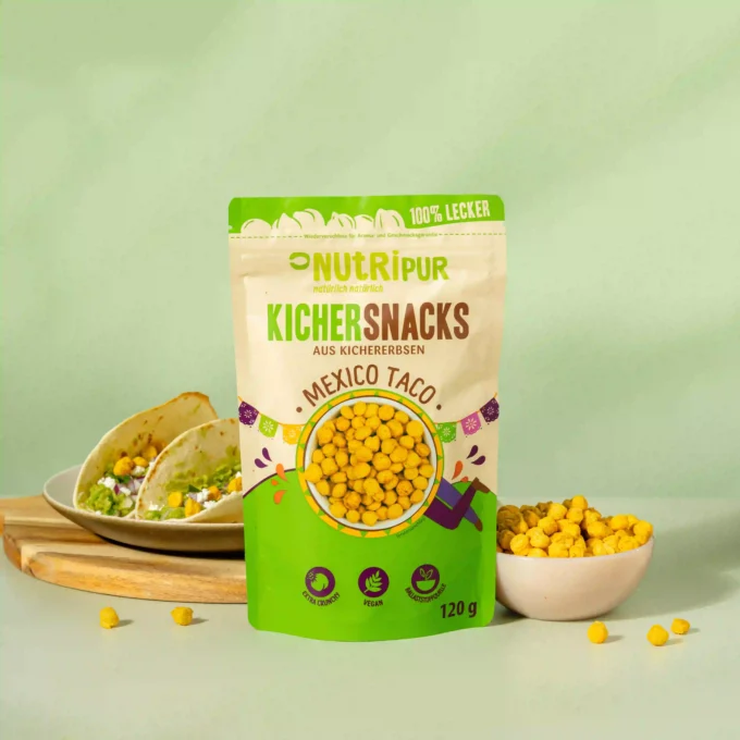 Kichererbsen-Snacks Mexico Taco – Bild 5