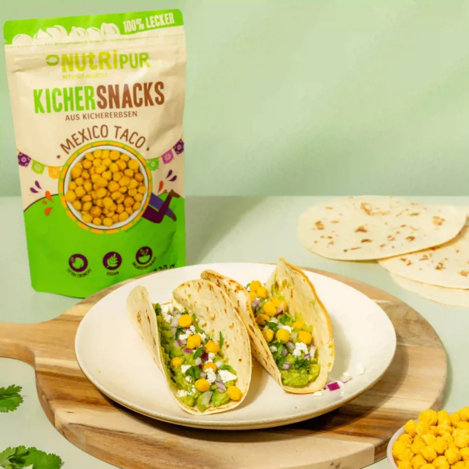 Kichererbsen-Snacks Mexico Taco – Bild 3